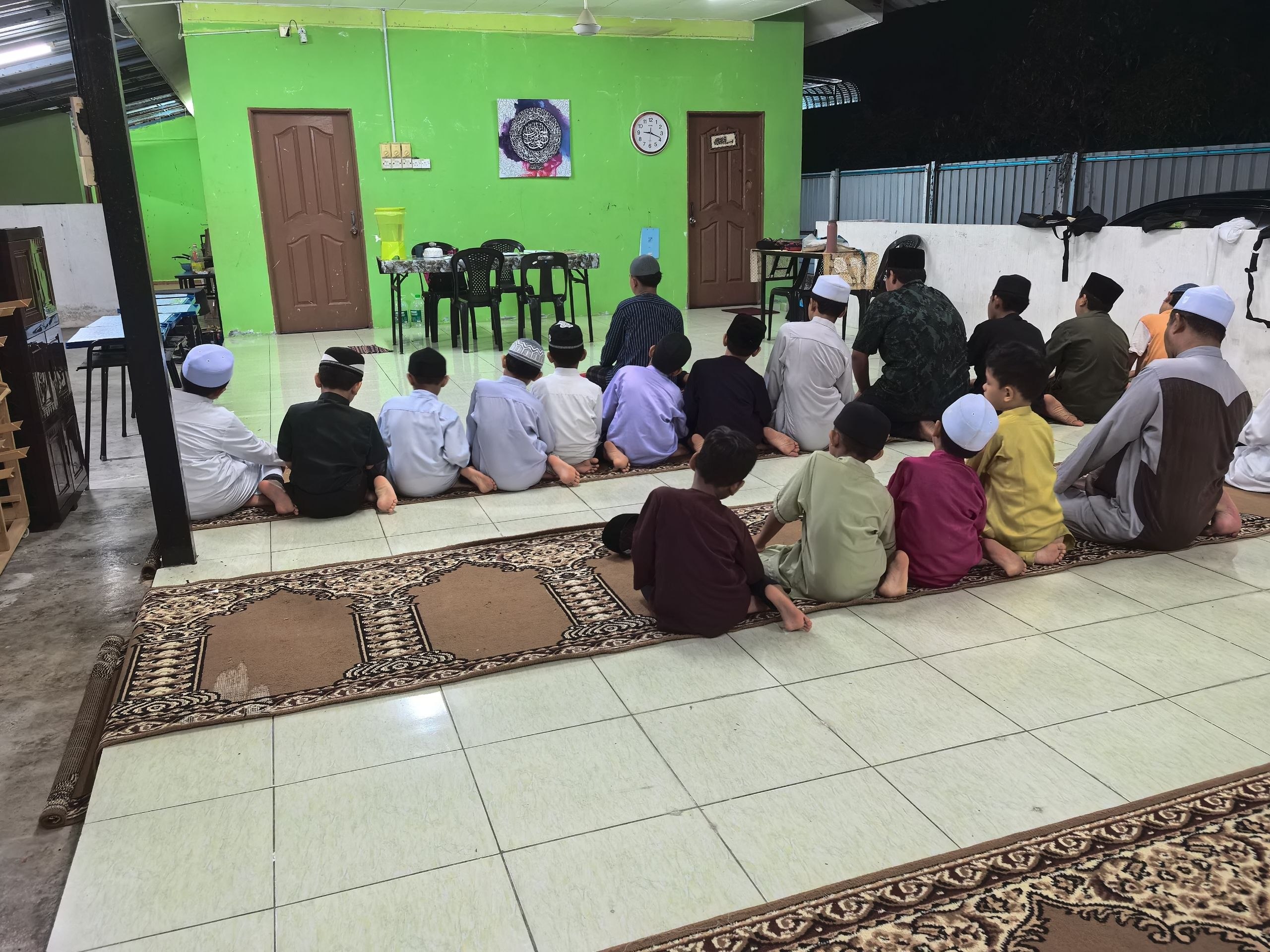 Suasana kelas Tahfiz Separuh Masa